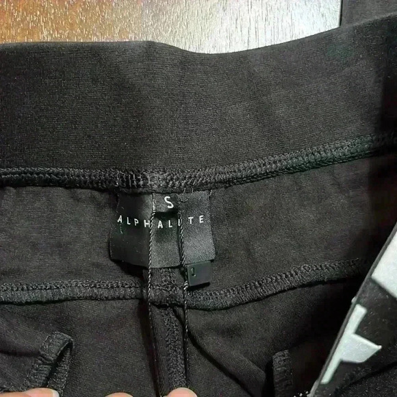 ALPHALETE Bonded Jogger Black-White - Picture 4 of 5